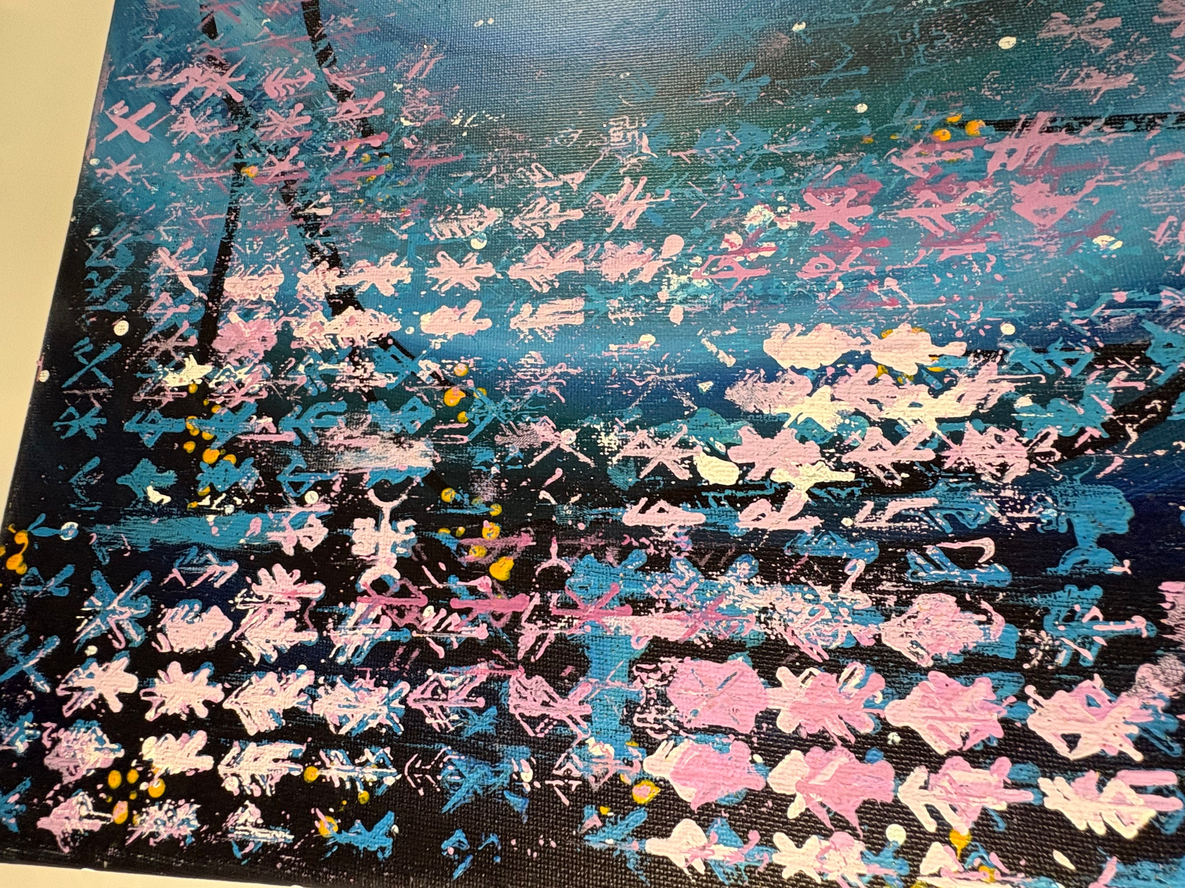 Twin Moons – Original Lunar Diptych Painting (Set of 2)