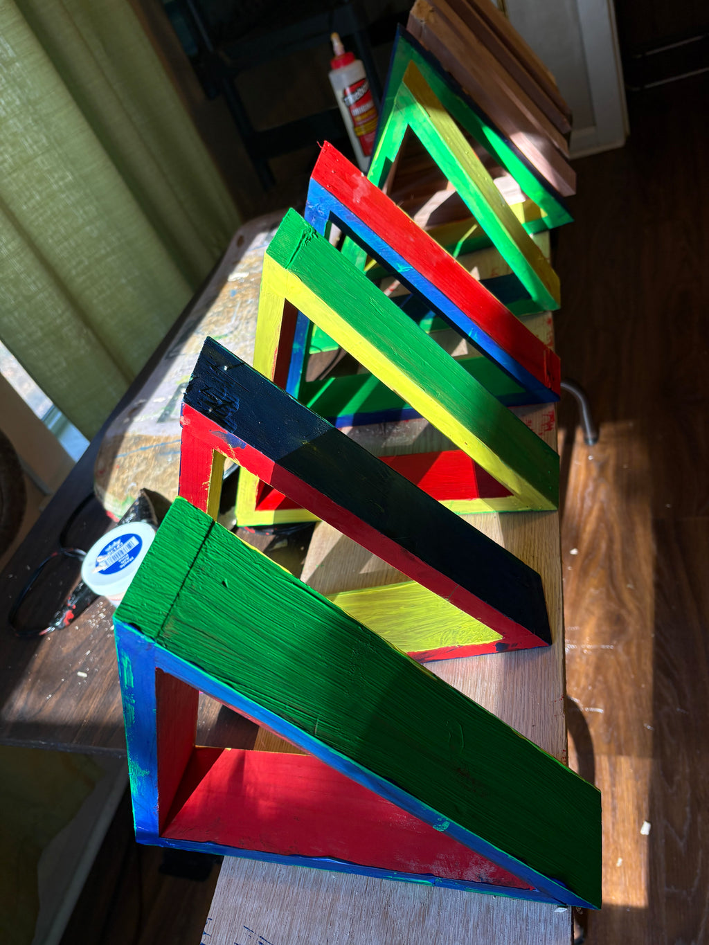 Hexagram Wall Shelf - Elemental Series